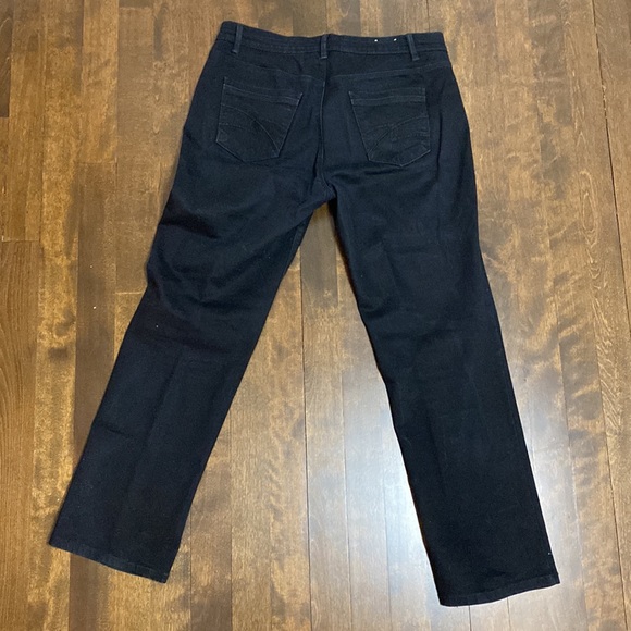 Santana Black Classic Straight Leg Jeans - Picture 5 of 6